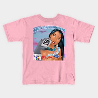 Pocahontas Autism Shirt - Autism Mom Kids T-Shirt